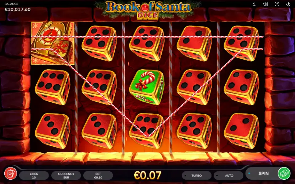 Book of Santa Dice, spin 65