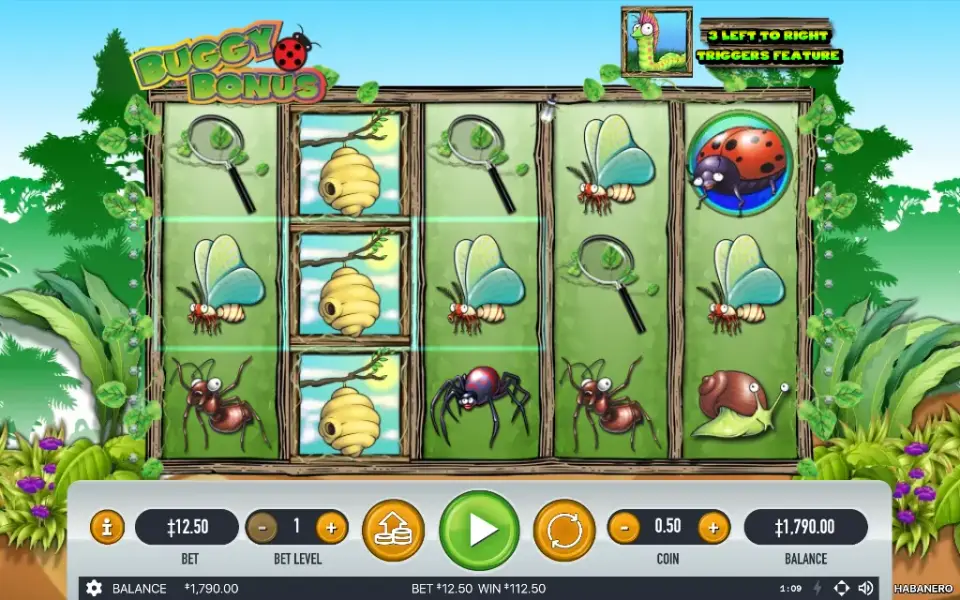 Buggy Bonus, spin 44