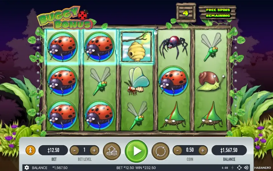 Buggy Bonus, spin 137