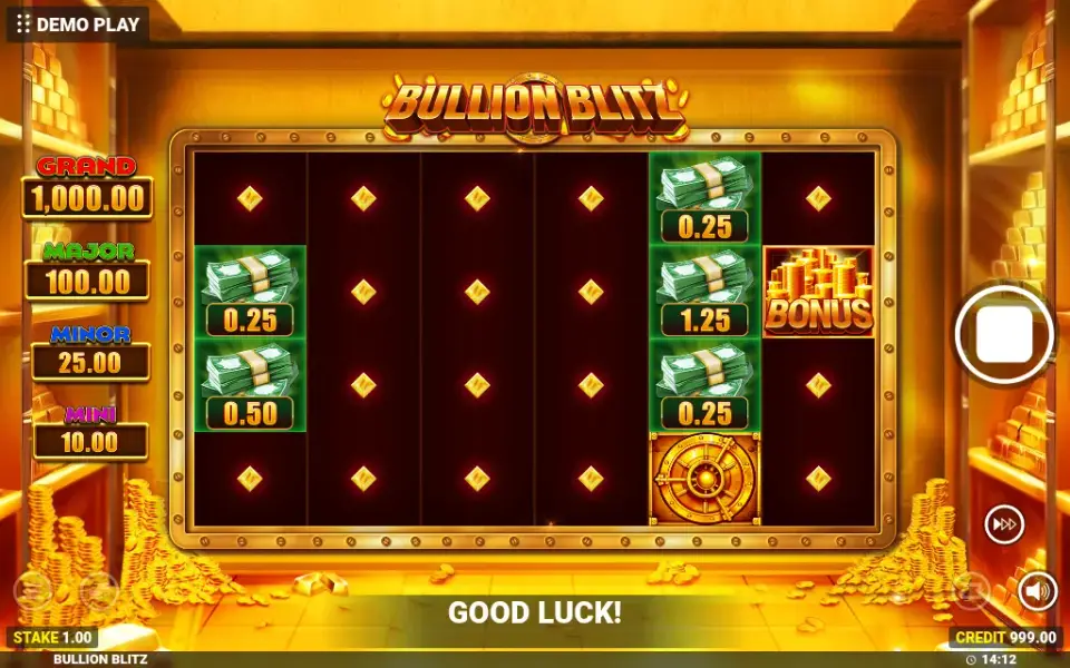 Bullion Blitz, spin 48