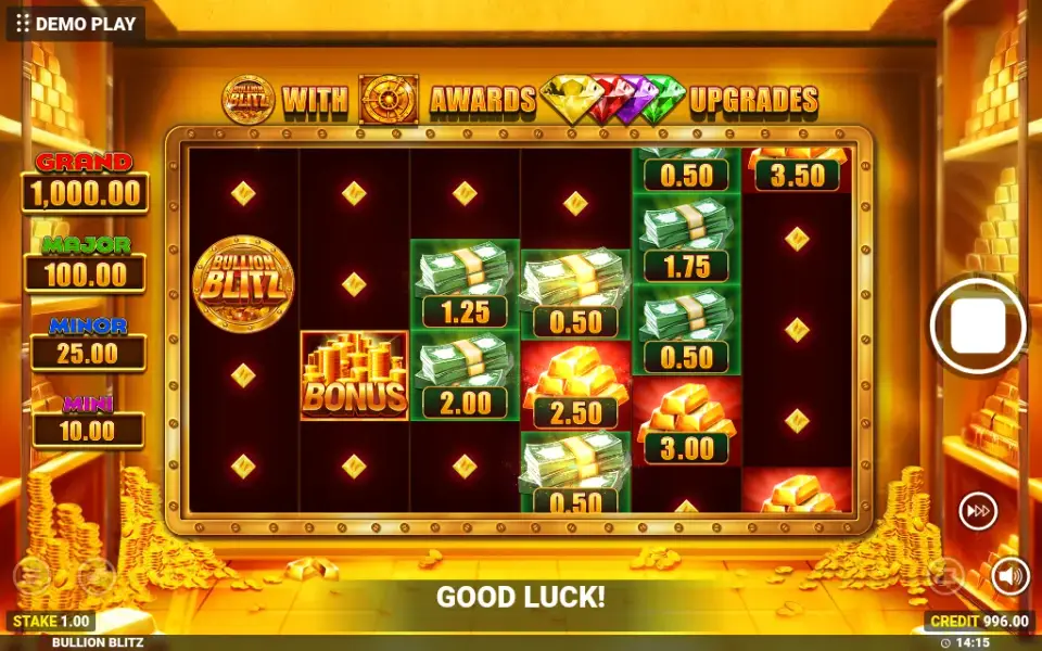 Bullion Blitz, spin 52