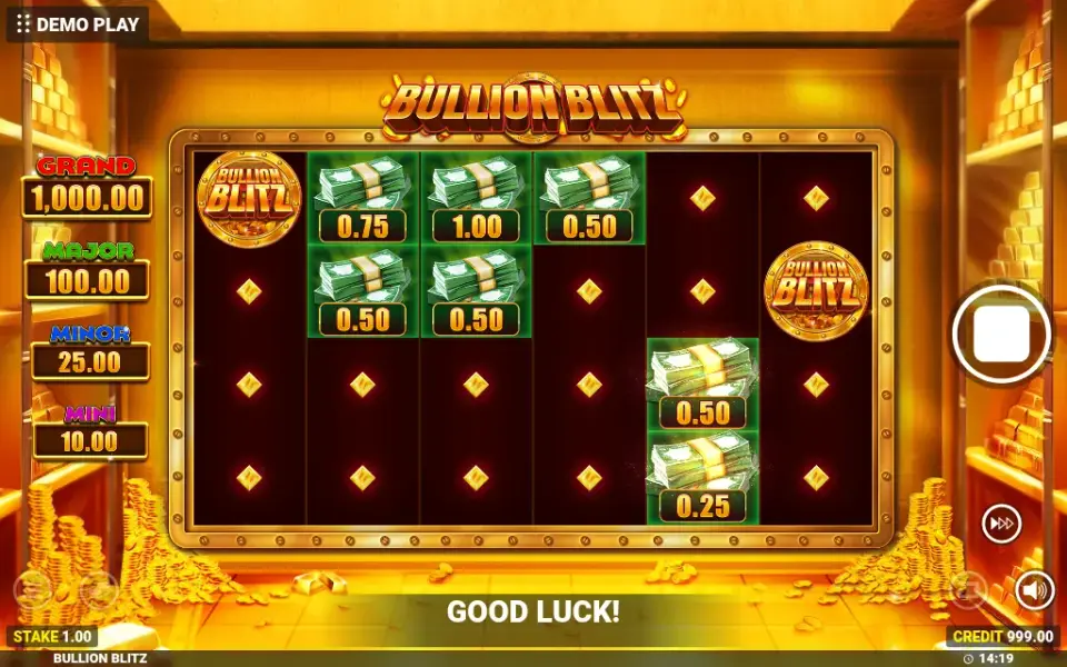 Bullion Blitz, spin 58