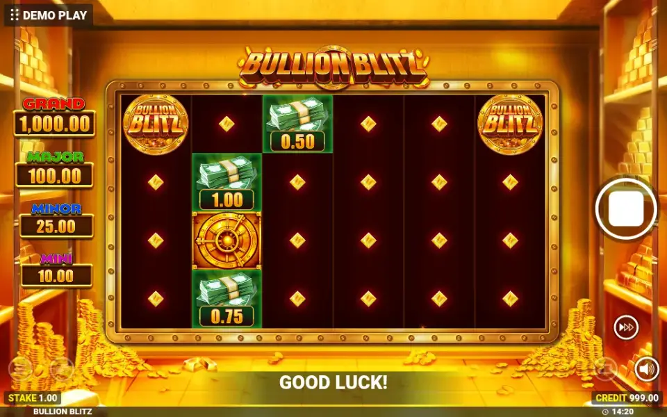 Bullion Blitz, spin 59