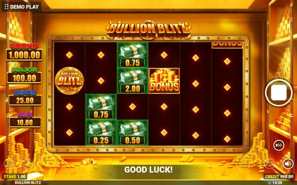 Bullion Blitz, spin 123