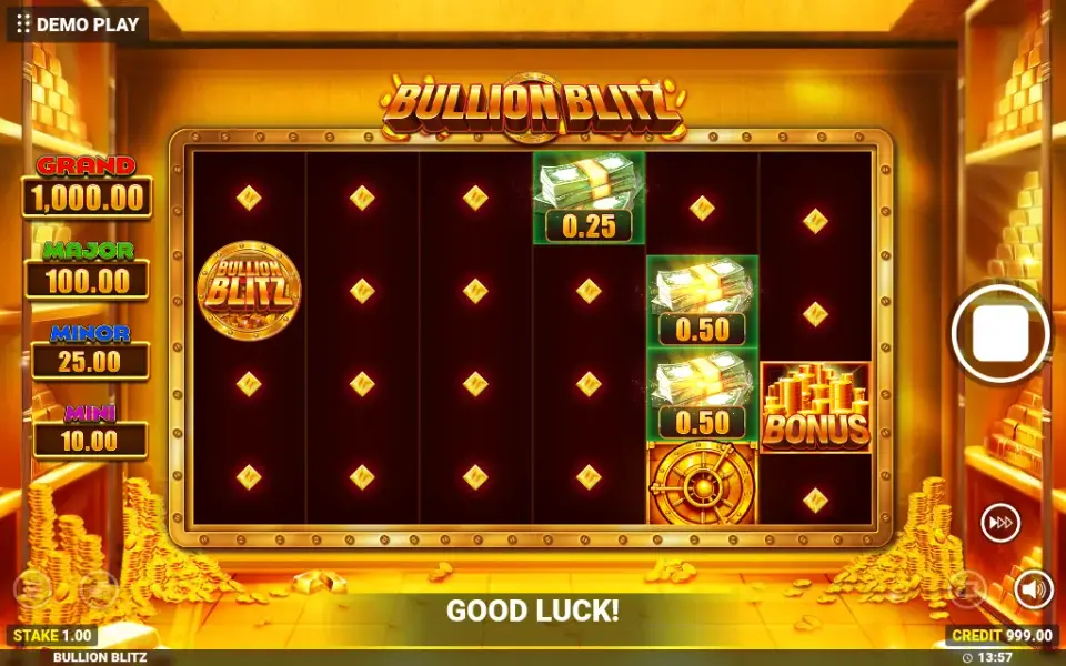 Bullion Blitz, spin 6