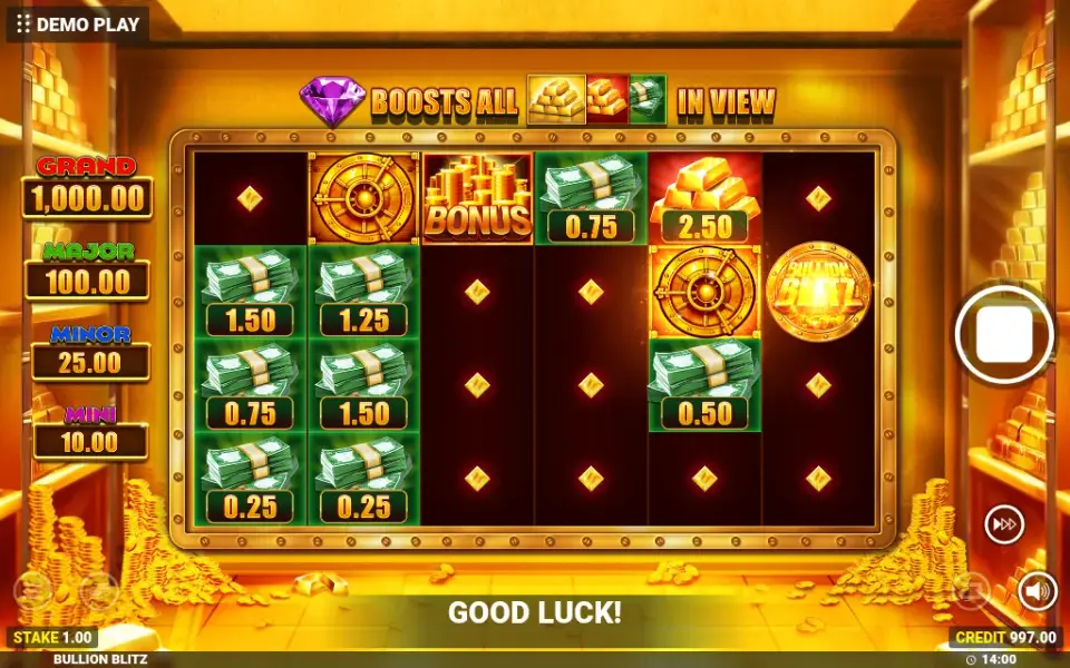 Bullion Blitz, spin 15