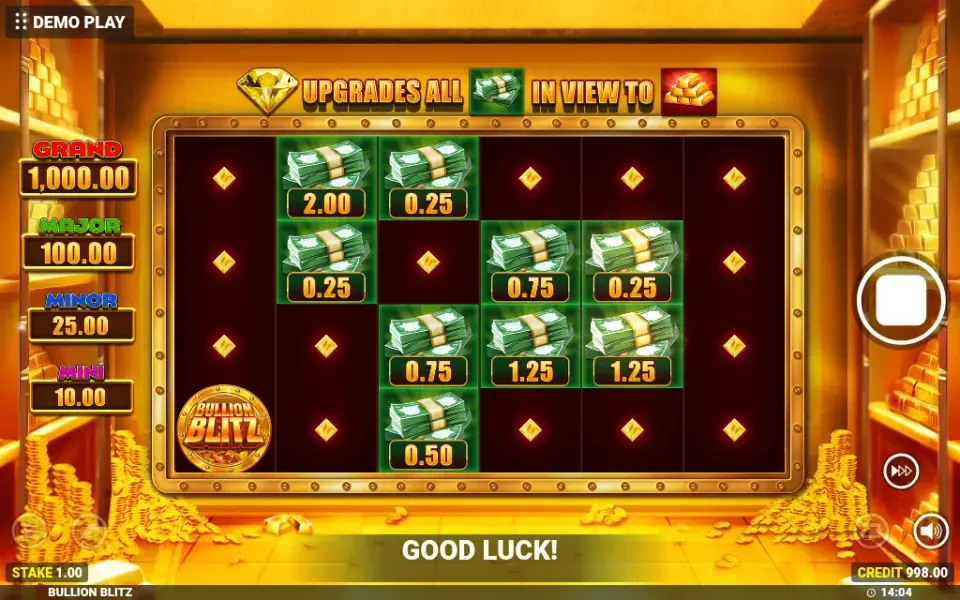 Bullion Blitz, spin 21