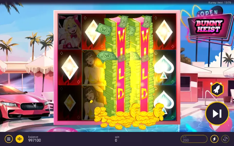 Bunny Heist, spin 25