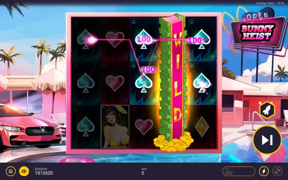 Bunny Heist, spin 58