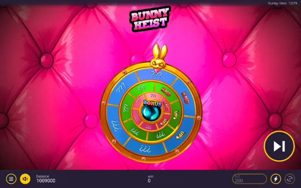 Bunny Heist, spin 92