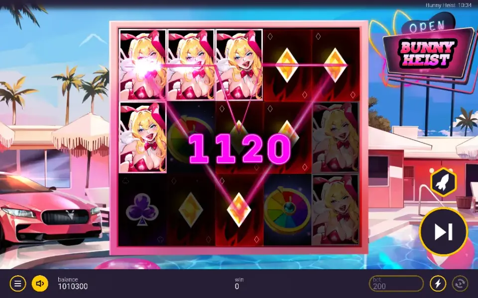 Bunny Heist, spin 113