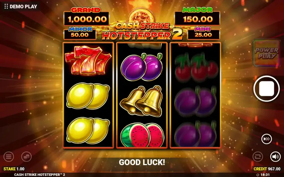 Cash Strike Hotstepper 2, spin 75