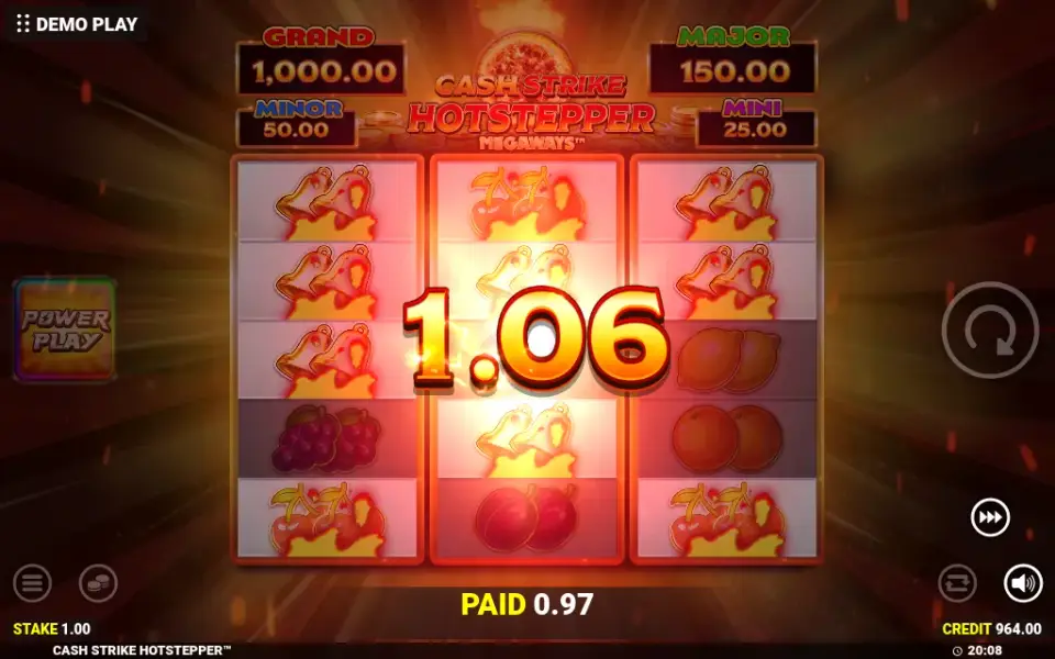 Cash Strike Hotstepper Megaways, spin 37