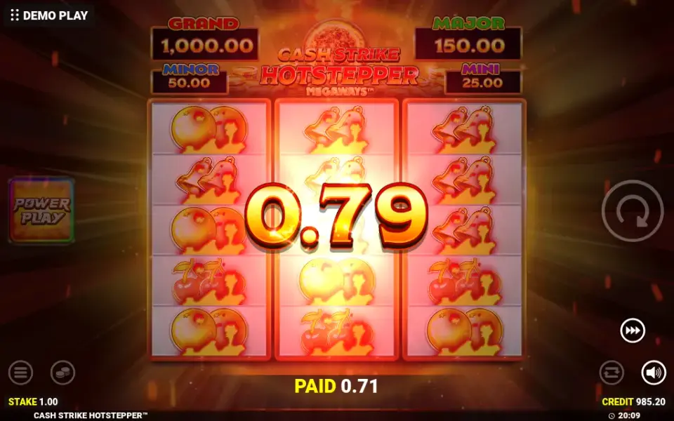 Cash Strike Hotstepper Megaways, spin 44