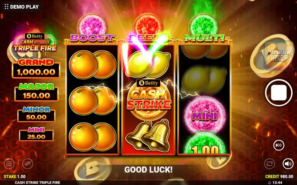 Cash Strike Triple Fire, spin 33