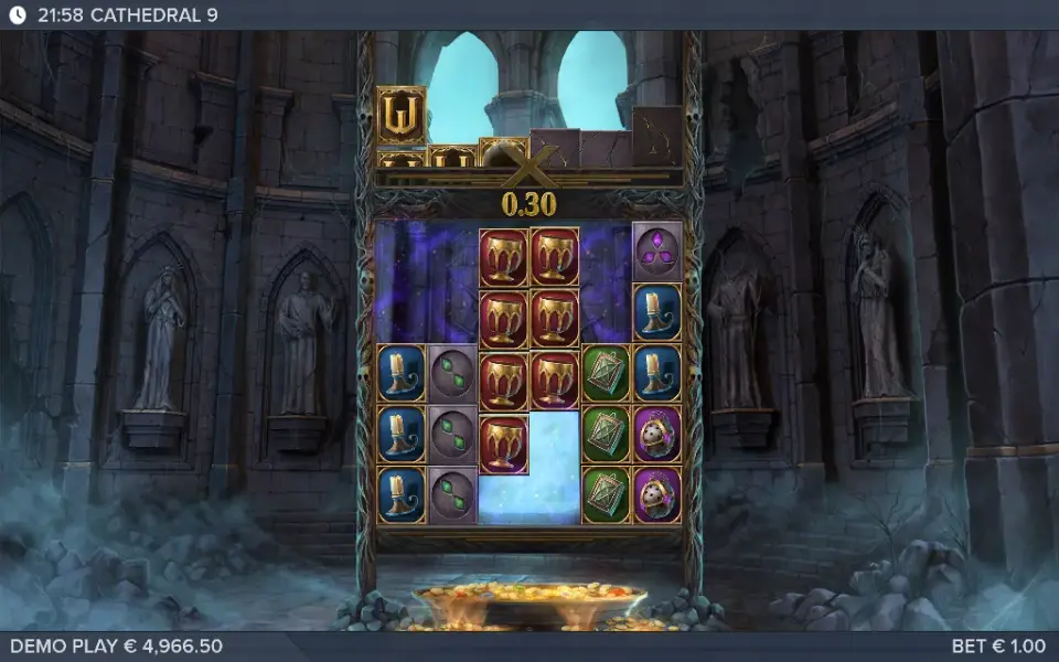 Cathedral 9, spin 100