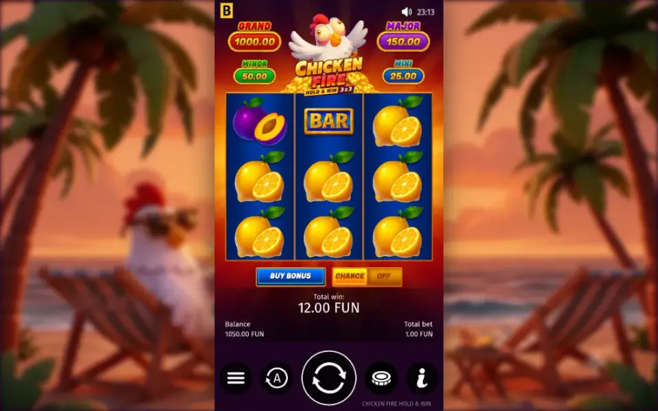 Chicken Fire, spin 40