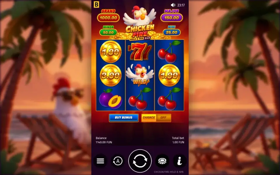 Chicken Fire, spin 68
