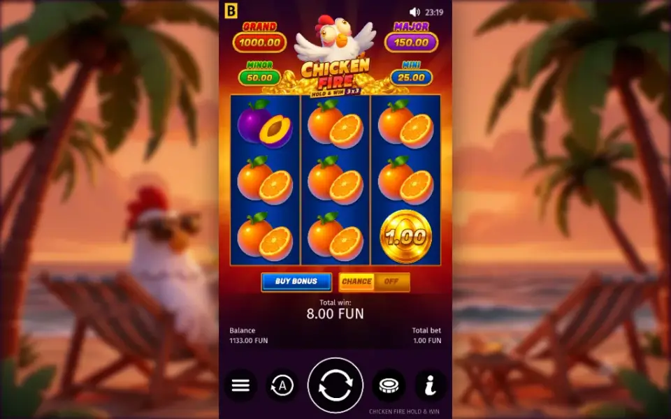 Chicken Fire, spin 88