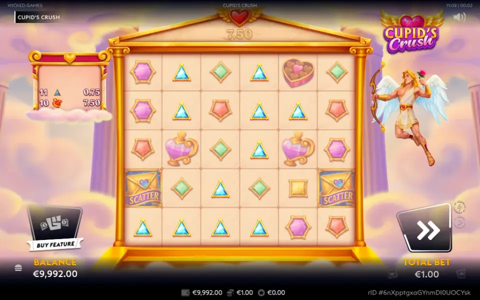 Cupid's Crush, spin 8