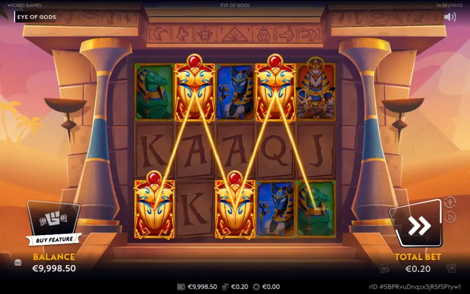 Eye of Gods, spin 9